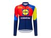 Santini Jersey Santini Trek Race Long Sleeve Small Blue/Ye